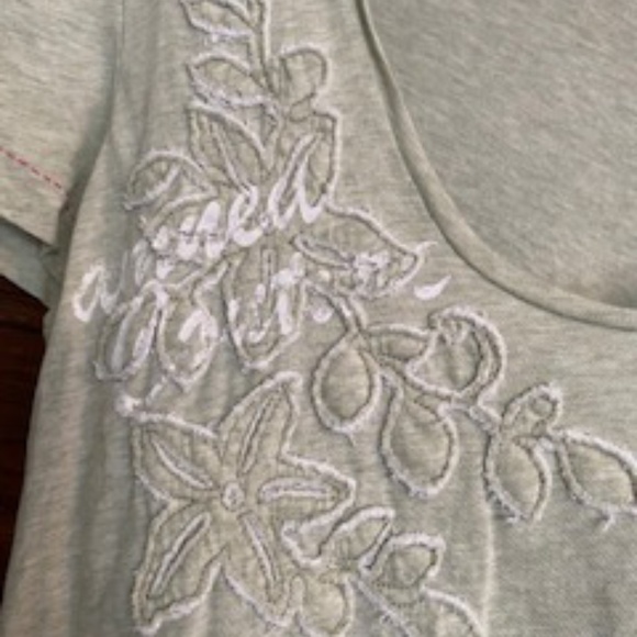 Boss Orange pale green t-shirt with embroidery - Picture 2 of 4